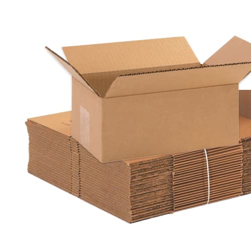 Aviditi Shipping Boxes Medium 10"L X 6"W X 4"H, 25-Pack | Corrugated Cardboard Box For Packing, Moving And Storage  10X6X4 #TOP1