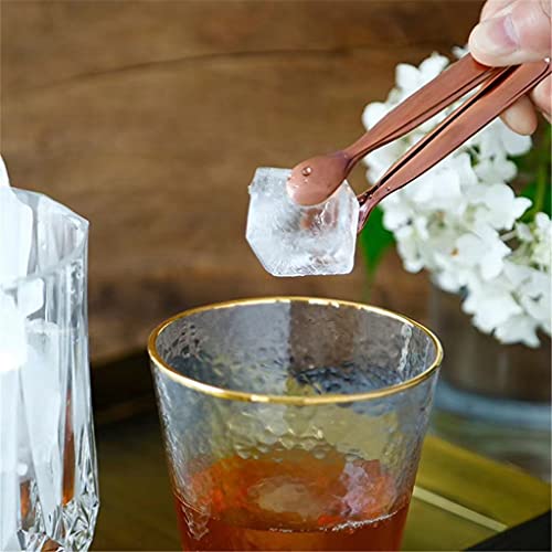 1 pegador de doces pequeno e prático de aço inoxidável para cubo de açúcar cubo de gelo chá festa ca