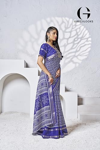 Image of GRECIILOOKS Saree | Women Saree | Saree for women latest design | Saree | Saree for Women | Silk Saree | Banarasi Saree