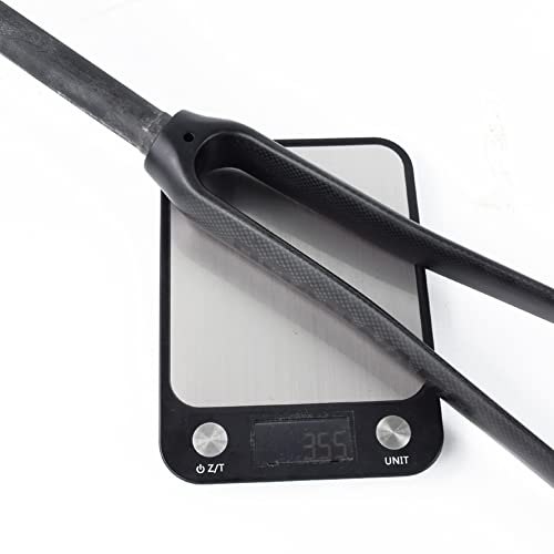 Roadnado 700C Road Bike Fork Carbon Fiber Rigid Fork 700C*23/25Mm 28.6Mm Carbon Fiber Bicycle Fork Ultralight Front Forks For Road Bike Matte/Gloss Black #TOP5