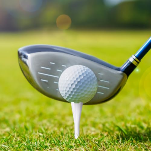 BIRDIEBLAST Plastic Golf Tees 200 Pack, Reduce Friction & Side Spin Profesional Golf Tees, Sturdy Golf Tees (White, 3-1/4\") - Thumbnail 6