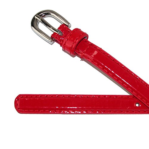 CTM Kid's 1/2 Inch Skinny Dress Belt2