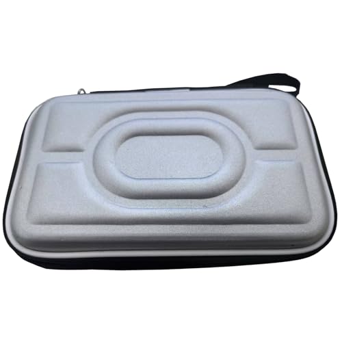 JYGamhanbil Hard Travel Carrying Case Bag Cover Shell for Nintendo GameBoy Color Advance GBA/GBC/GBP/DS Lite/NDSL/NDSi,for Anbernic RG34XX,Silver
