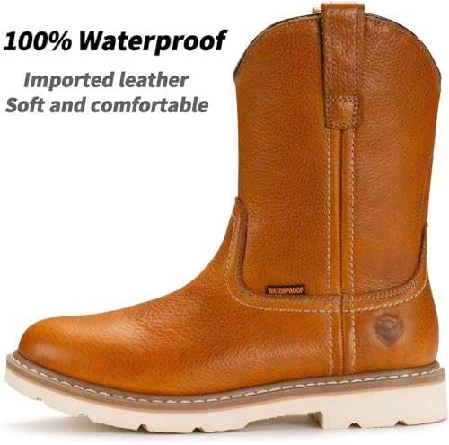 Image of SUREWAY Men's Pull on Wellington Boots 65102S-WP LT 9
