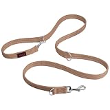 Company of Animals Collar Halti Correa multifunción con Doble Enganche, Ideal para antitirones Entrenamiento. Cómoda de sostener. Apta para Perros pequeños y Cachorros (Talla S, Arena del Desierto)