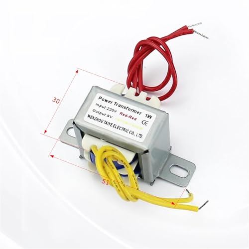 Transformateur EI 24V 1W AC entrée 220V monophasé pour petits circuits