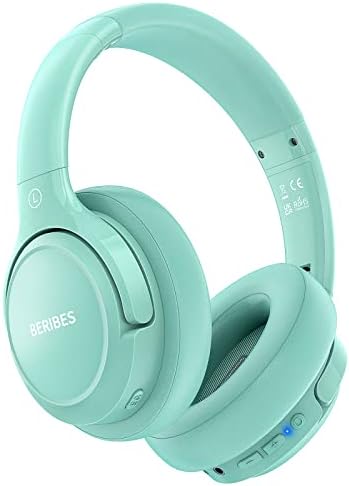 BERIBES Bluetooth Headphones Over Ear Wireless HiFi Stereo Headsets 65H 6EQ