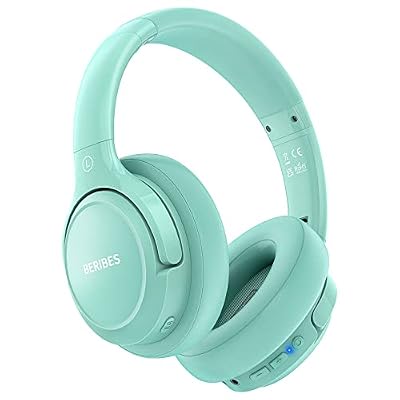 BERIBES Bluetooth Headphones Over Ear Wireless HiFi Stereo Headsets 65H 6EQ