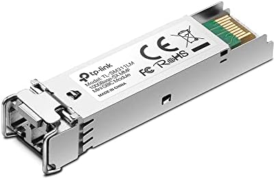 TP-Link SM311LM Gigabit Multi-Mode SFP Module, 1000Base-SX, LC/UPC, 850nm, Up to 550m, DDM, SFP-MSA Compatible, Hot-Swappable