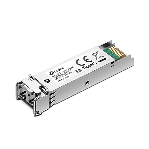 TP-Link TL-SM311LM Gigabit Multimode SFP Modul LC-Schnittstelle Bis 550 m Reichweite Kompatibel mit Cisco Meraki Ubiquiti Mikrotik