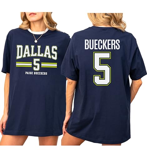Paige Bueckers 5 Shirt | Dallas Basketball Fan Graphic Tee | Vintage Style Gameday Apparel | Unisex T-Shirt for Men & Women Navy