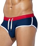 Mauro Kane Bañador Slip Hombre Natacion Cordón Ajustable Calzoncillos para Playa Piscina Swimming Briefs Secado Rápido
