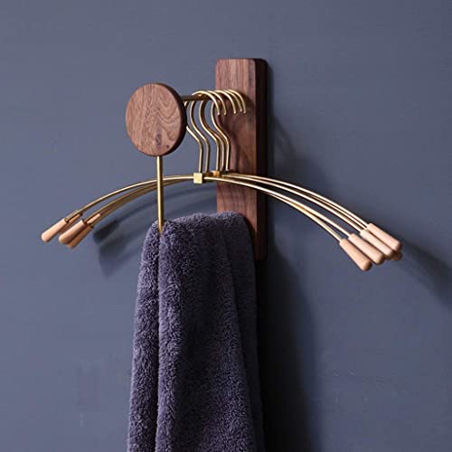 Cintres de chambre à coucher muraux pour optimiser le rangement du bois
