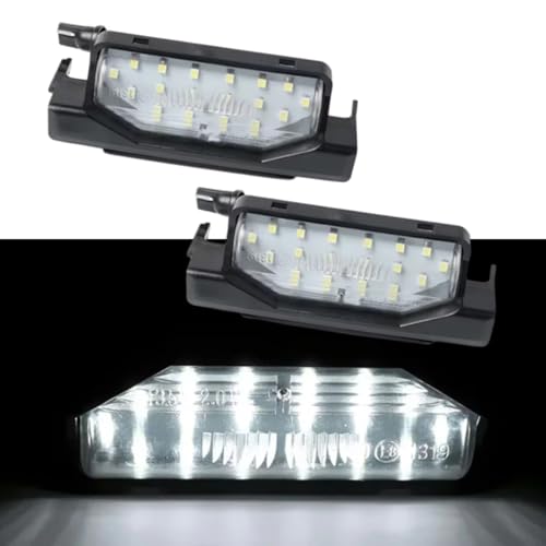 Luces de matrícula LED para Mazda 6 GH y RX8 pack de 2 piezas 12V 3