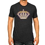 Los Angeles Kings Retro Logo T-Shirt Men Women Vintage Heathered Tee