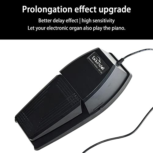 Tpalpkt Universal Electric Piano Damper Pedal Thickened Sustain Piano Pedal Foot Switch For Electric Piano Keyboard #TOP3