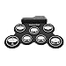 Muslady Tamaño Compacto USB Roll-Up Silicon Drum Set Kit de Batería Electrónica...