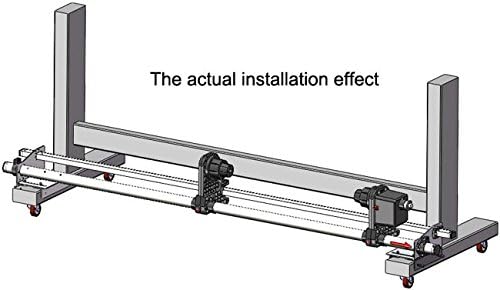 US Stock 54'' 64'' 74'' Automatic Media Take up Reel System Paper Pickup Roller with 2 Motors for Roland Mutoh ValueJet 1324   Valuejet 1304   RJ-900C Mimaki Roland Inkjet Printers