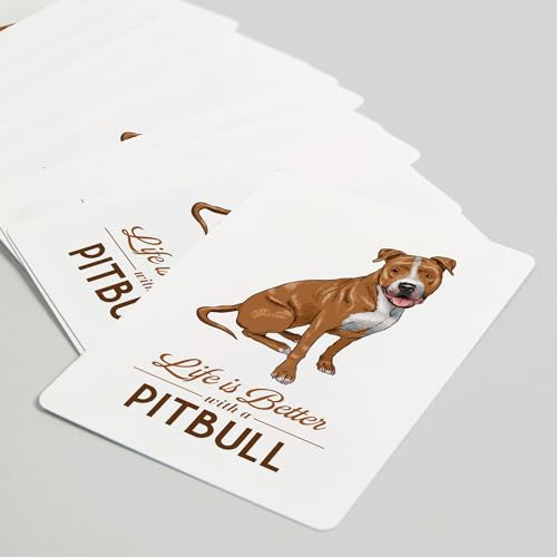 Lantern Press Pitbull, 52 Cartas Poker Tamaño Adulto miniatura 5