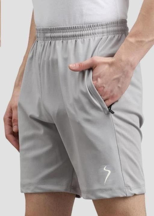 Image of Pack of 2 Men's Printed Shorts | Comfortable Stretchable Polycotton Casual & Sports