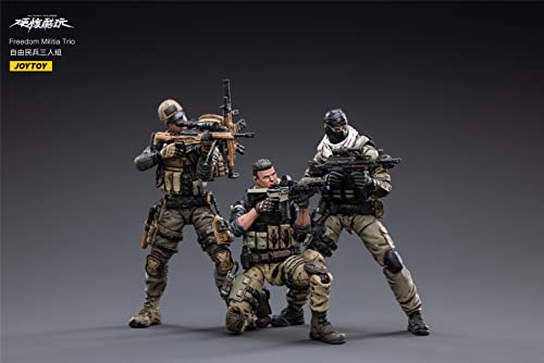 Hiplay Joytoy 1/18 Scale Science-Fiction Action Figures Full Set-Military Series-Army Force Action Figure(Freedom Militia 02) #TOP5