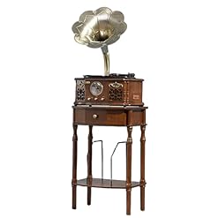 ANUGU Phonographe, phonographe de Style européen, Tourne-Disque Audio Antique en Vinyle, décoration de Salon de Tourne… - Les Beatles, Paul McCartney, John Lennon, RIngo Starr, George Harrison
