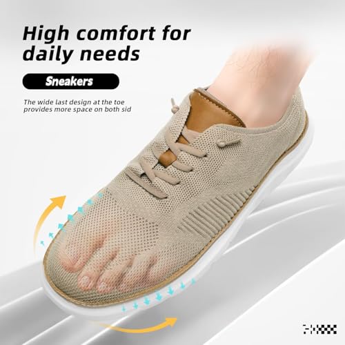 Image of Mens Oxfords Casual Fashion Slip on Shoes Dress Business Sneakers Mesh Work Comfortable Lightweight Soft Sole