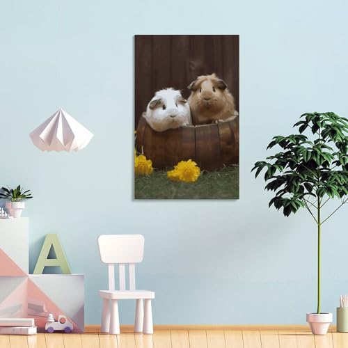 Art mural moderne cochon d'inde pour décoration murale de chaque pièce - 4