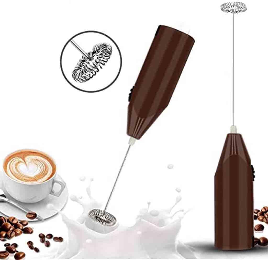 Electric Milk Frothers Drink Foamer Whisk Mixer Stirrer Coffee Egg Beater Baking Tool (Color : A Size : As the picture shows)