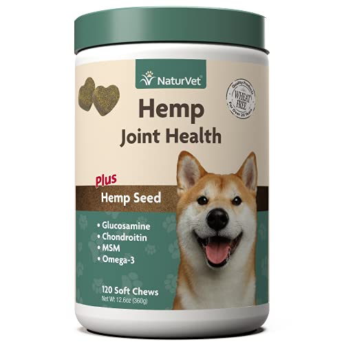 NaturVet Hemp Joint Health For Dogs Plus Hemp Seed Supports