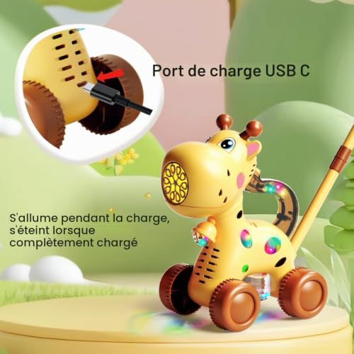 GEPROSMA Machine a Bulles pour Enfant,USB C Rechargeable Pistolet a Bulle de Savon Automatique, Produit Tondeuse à Bulles,Jeux Exterieur Jardin Jouet,Fête Cadeaux d'anniversaire – vue 4