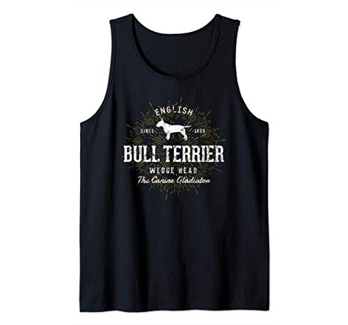 Imagen de Retro Vintage Bull Terrier Camiseta sin Mangas