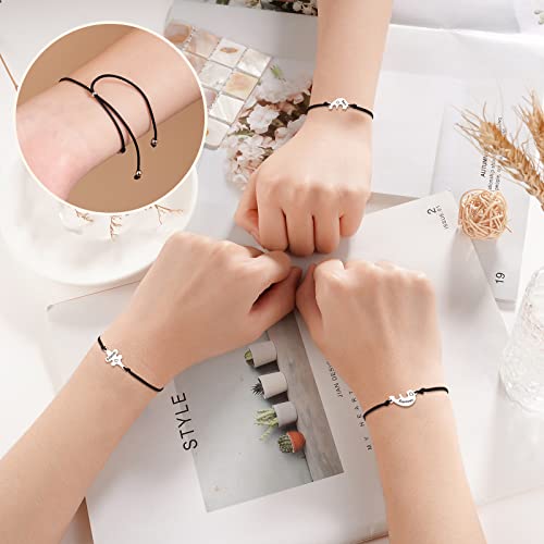Tarsus Best Friend/Sister Bracelets for 2/3 Heart Matching Bracelets Gifts for Women Girls2