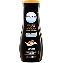 Organic Argan Oil Cream-Fluid For Body - For Exceptional 24-Hour Hydration, Silky-Smooth Skin and A Pleasant Feeling of Well-Being - LARGE - 400ml by Leocrema