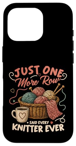 Just One More Row ��������҂ݍD���f�U�C�� �X�}�z�P�[�X iPhone 16 Pro �p