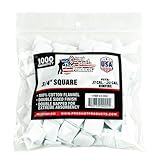 Pro Shot .17-22 Caliber 3/4-Inch SQ. 1000 Count Patches Rimfire