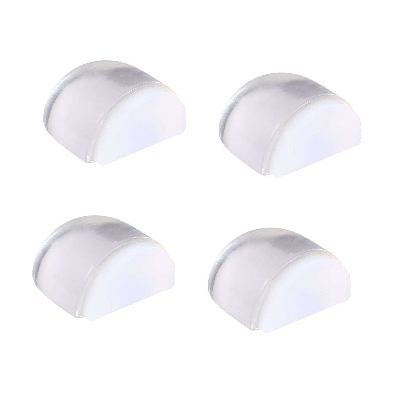 DOITOOL 4pcs Magnetic Doorstop Acrylic Reusable Doorstop Door Lock Stopper for Safety