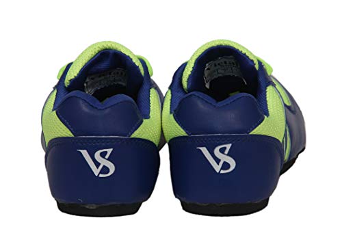 Image of Victall Men's Running Spikes Shoes (Blue & Parrot)