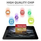 TF Card 982GB, High Speed Flash Memory Card with Adapter, Class 10, U3, A1, Surveillance Security Cam Action Camera Drone Phone Professional, FHD Video TF Memory Card - Image 6