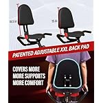 YYFITT 3-IN-1 Exercise Bike with Luminous Digits Display | Folding Stationary Bikes for Home Seniors | Compact Workout Bike with Fully Support Backrest - Wider Seat - 16 Level Magnetic Resistance - Image 4