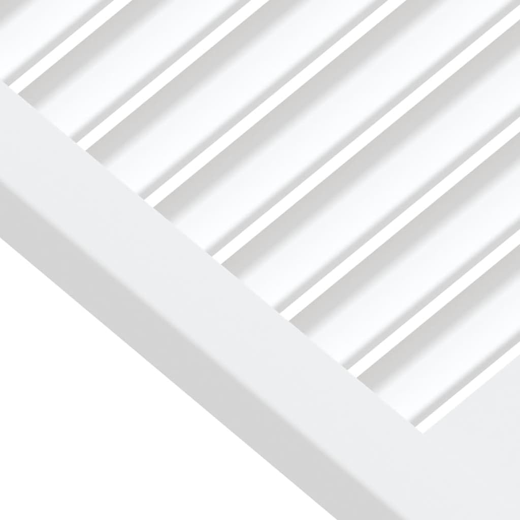 Genérico Puerta de Armario Lamas 4 uds Madera Pino Blanco 61,5x39,4 cm,Bricolaje,Accesorios de Bricolaje,Ferretería para armarios,Puertas de armarios,151153