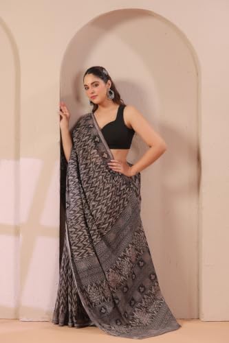 Image of TAMAIRA FASHION Mulmul Pure Cotton Saree For Woman |Office Wear Daily Wear Daily Wear Sarees For Women Without Blouse Piece(Available in 12 Colours)