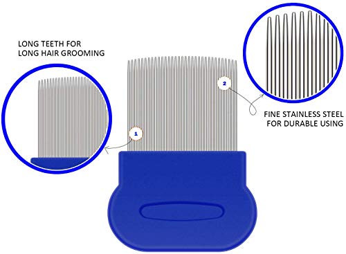 Weback Best Flea Comb For Cats And Dogs Set #TOP3