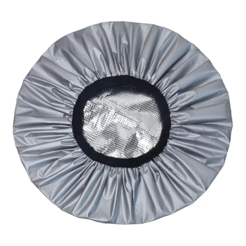 DEVNWIGMO Cappello per Capelli Vapore Cuffia per Trattamento Capelli Cuffia Doccia Impermeabile Cuffia Spa con Design in Stagnola E Adatta a, Adulti