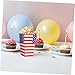 IMIKEYA 36 Pcs Disposable Open Top Treat Containers for Independence Day for Parties Movie Events Space Saving Easy Cleanup