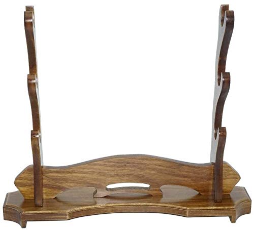 Innovation Sword Stand Sword Display Stand Rack In Legno Massello A 3 Strati Samurai Sword Staffe Supporto Per Armi Espositore Per Armi