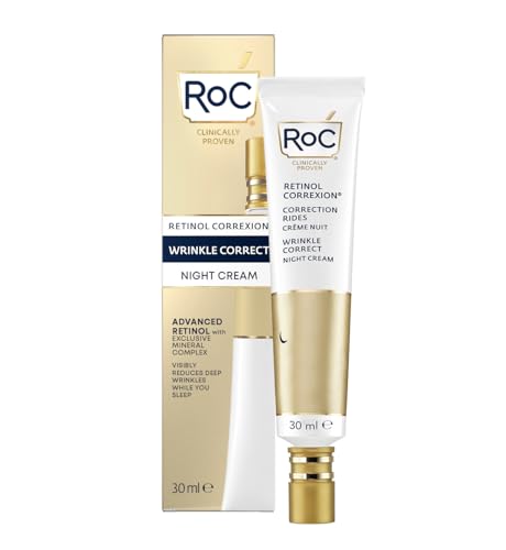 RoC Corrección de Retinol Wrinkle Corrext Crema de Noche, 30 ml