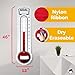 Fundraising Thermometer Chart Goal Tracker | Dry Erase Goal Setting Wall Mounted Thermometer | Giant Sales Goal Board with Pull-Through Ribbon Progress Tracker (46” x 12”) by ORCA