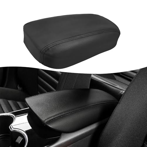 KBH Center Console Armrest Cover Replacement for Ford Fusion 2013 2014 2015 2016, Middle Console Lid Upholstery Accessories, Vinyl Leather, Anti-Scratch, Black by KBH - Used condition - US$16.79