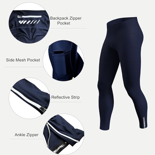 Lo.gas Calça masculina de ciclismo, 4D, acolchoada, para bicicleta de estrada, leggings para ciclism